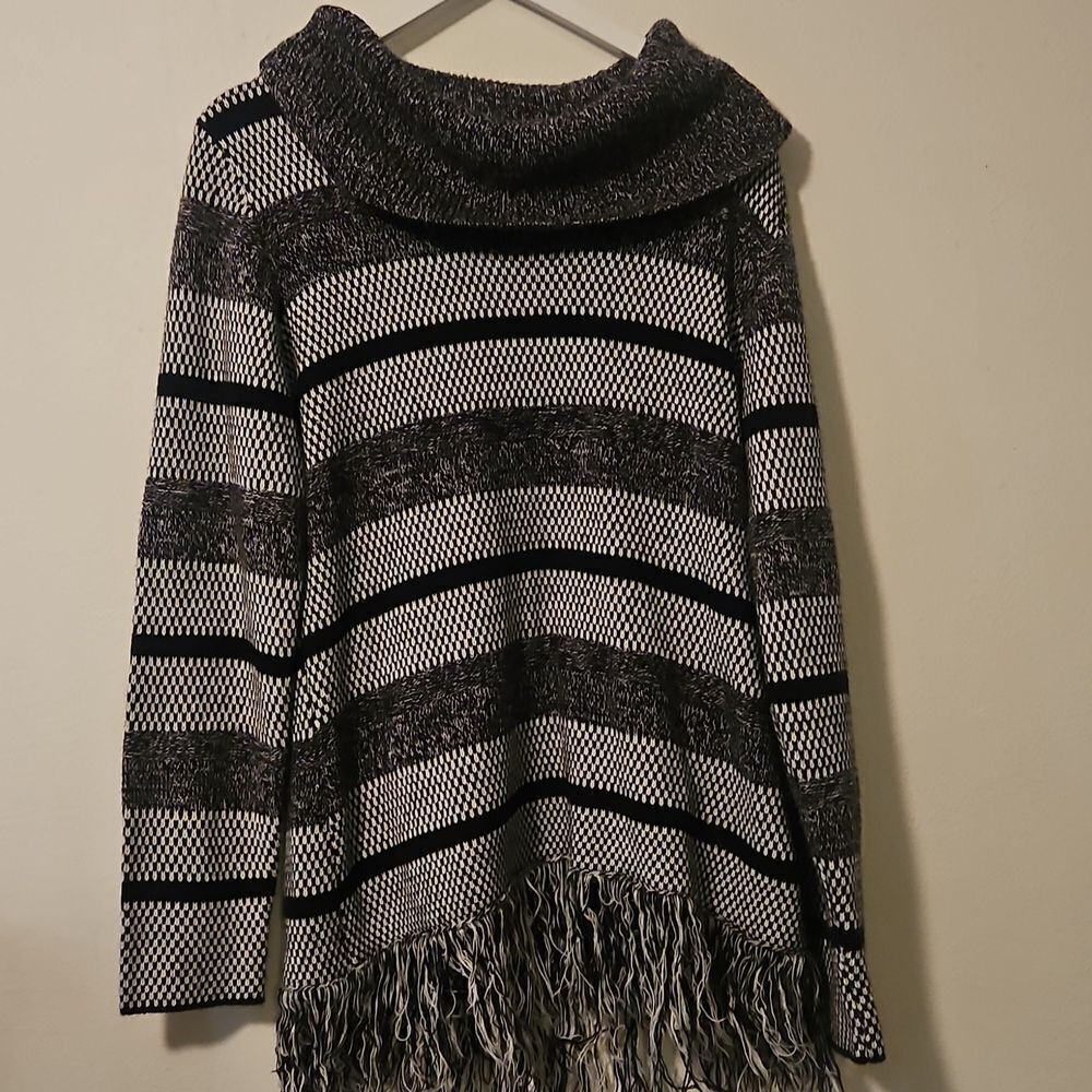 CAROLYN TAYLOR woman cowl sweater XL